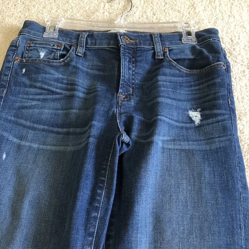 J. Crew Women's 9" High Rise Toothpick Jean Size 29 Skinny Stretch Durable - Picture 9 of 10